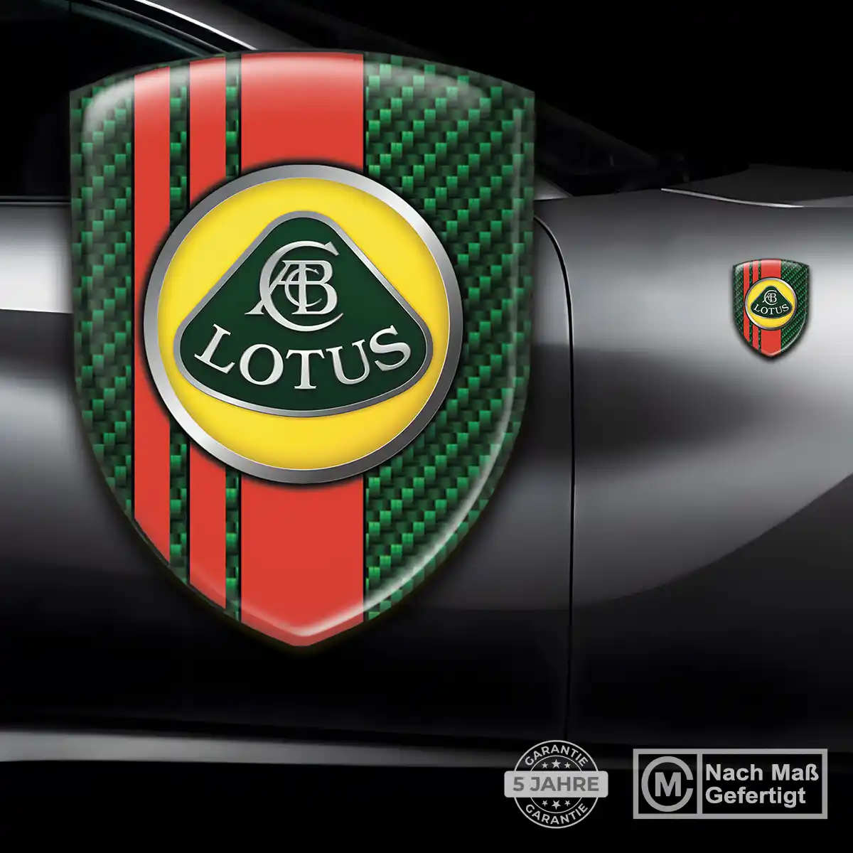 Lotus Aufkleber Tuningfahrzeug