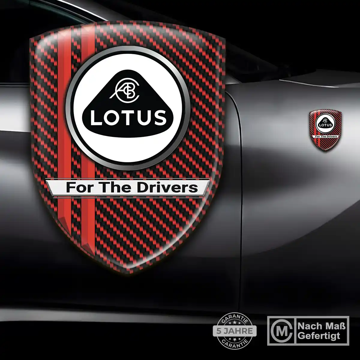 Lotus Aufkleber Wappen Auto Premium-Edition