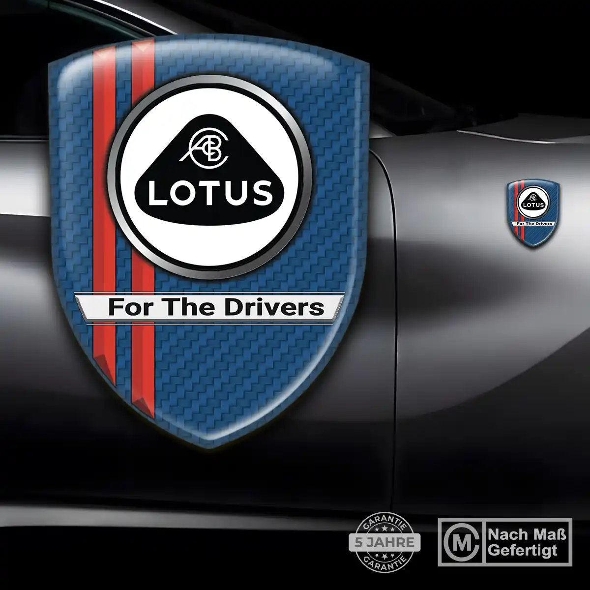 Lotus Aufkleber Wappen Edles Design