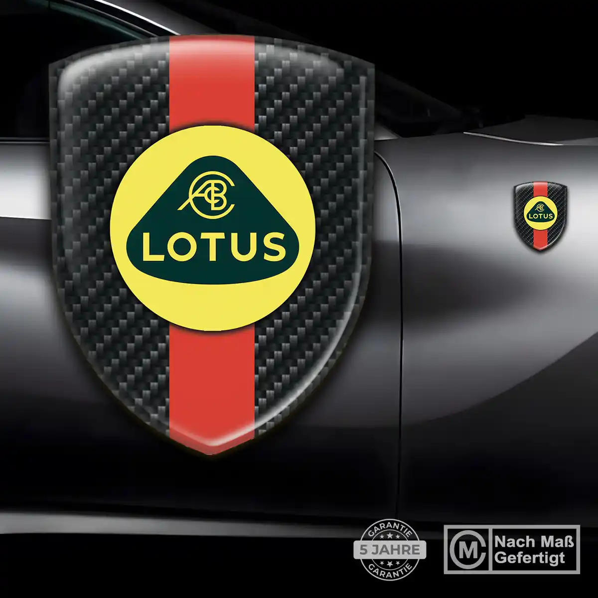 Lotus Aufkleber Wappen Elegantes Design