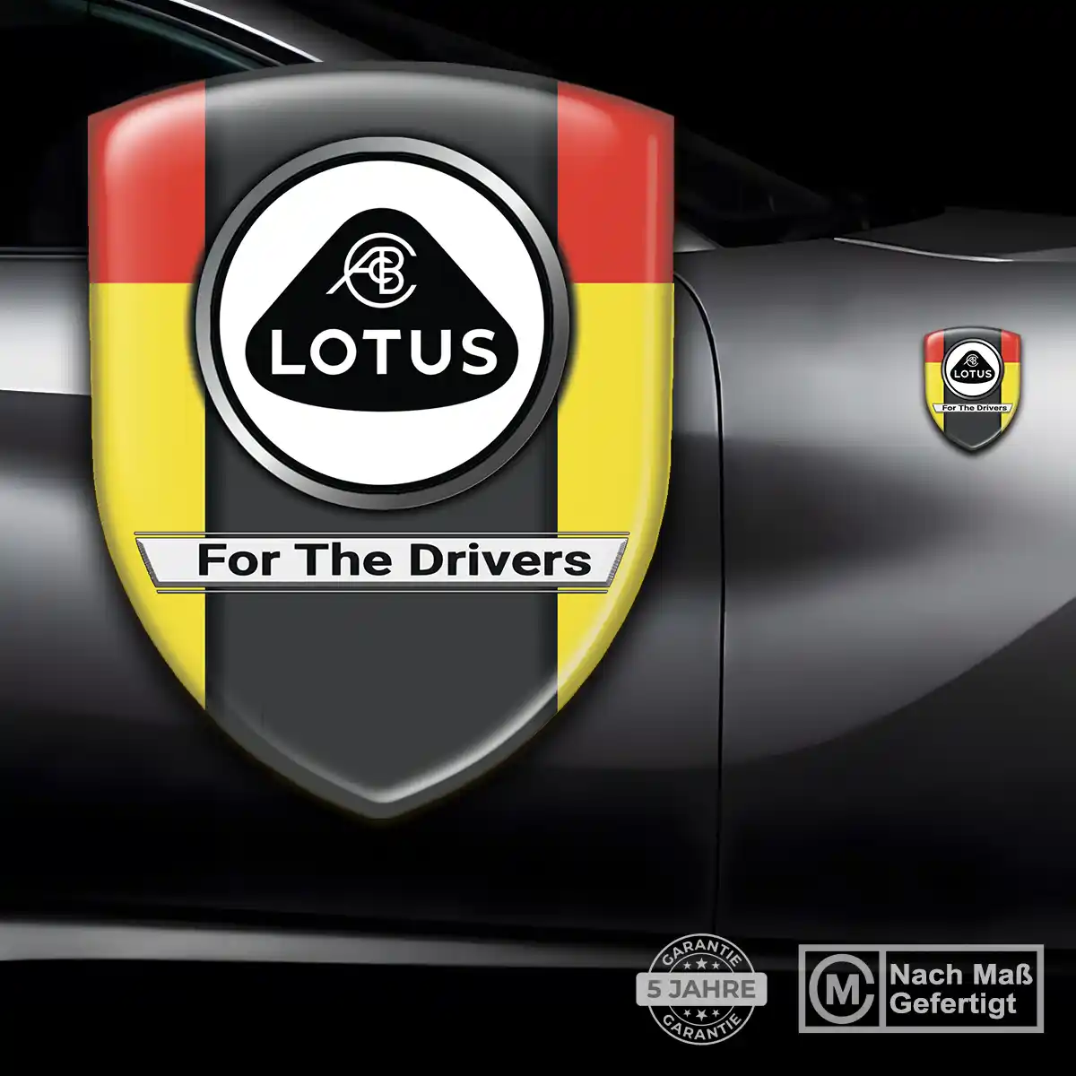 Lotus Aufkleber Wappen Emblem Ausdrucksstarkes Design