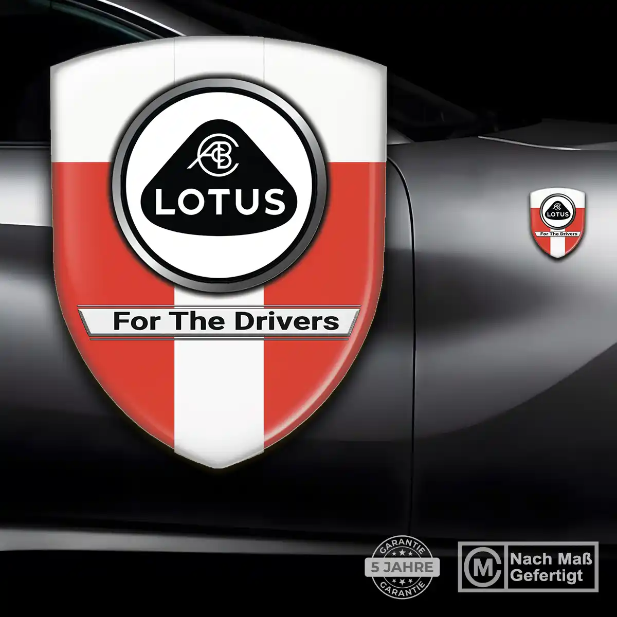 Lotus Aufkleber Wappen Emblem Auto Premium-Edition