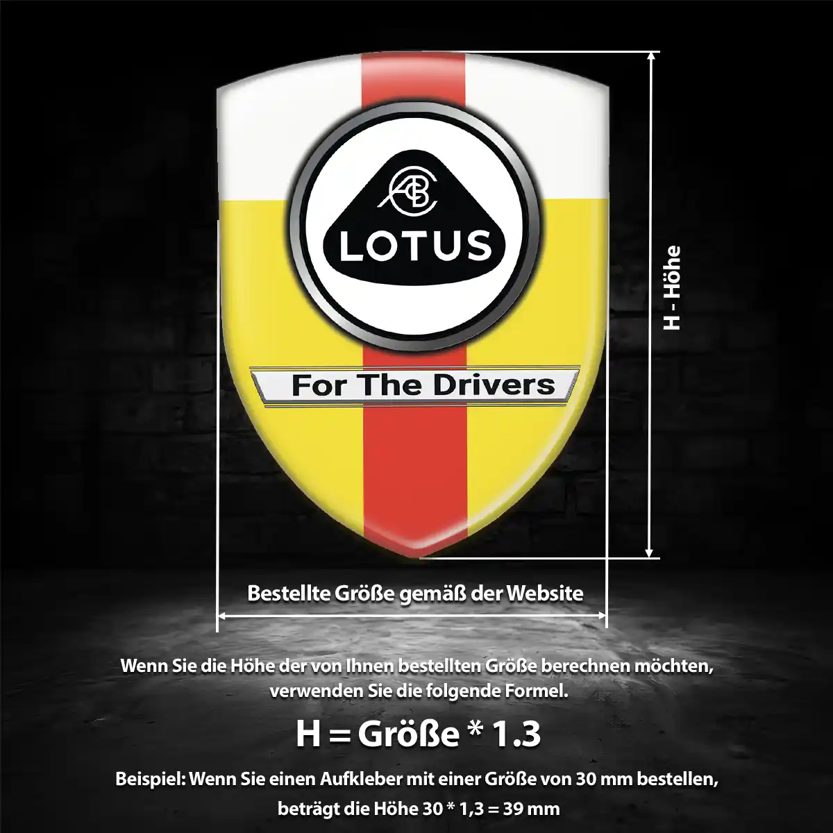 Lotus Aufkleber Wappen Emblem Auto Stilvolles Design