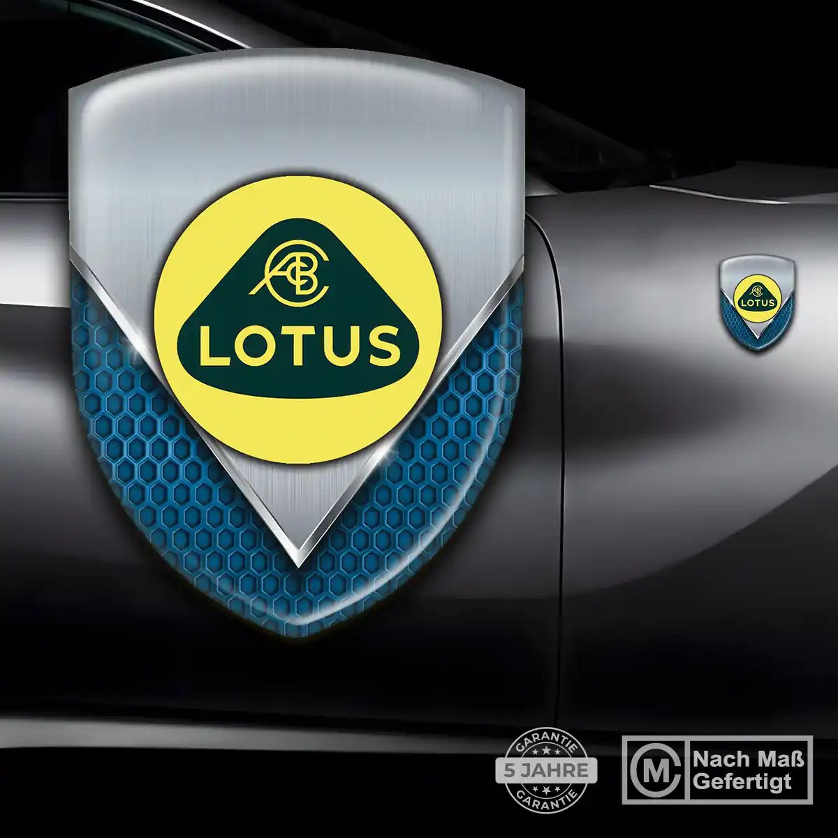 Lotus Aufkleber Wappen Emblem Exterieurdesign