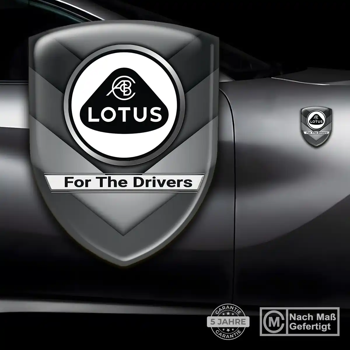 Lotus Aufkleber Wappen Emblem Hochwertiges Harz