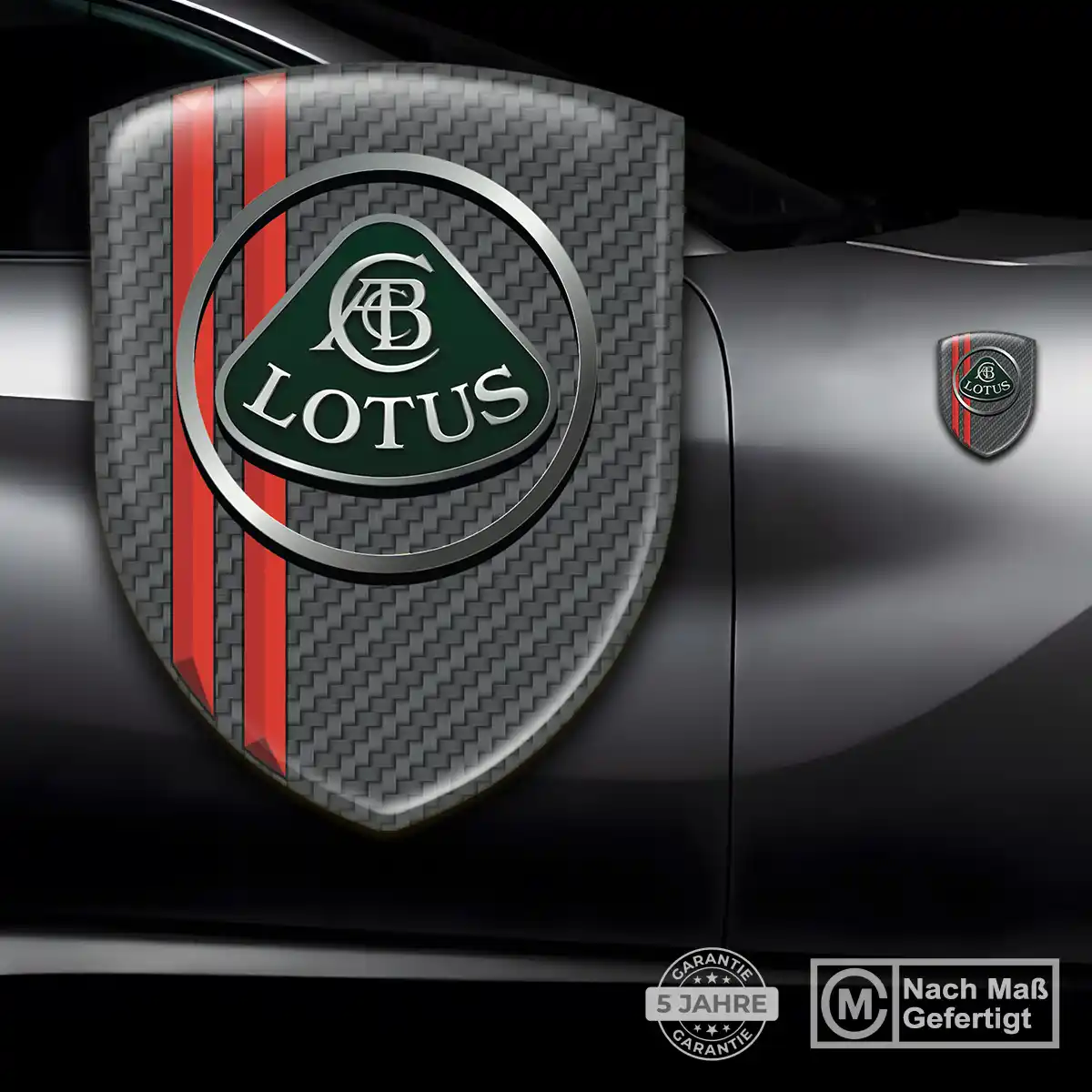 Lotus Aufkleber Wappen Emblem Interieurdesign