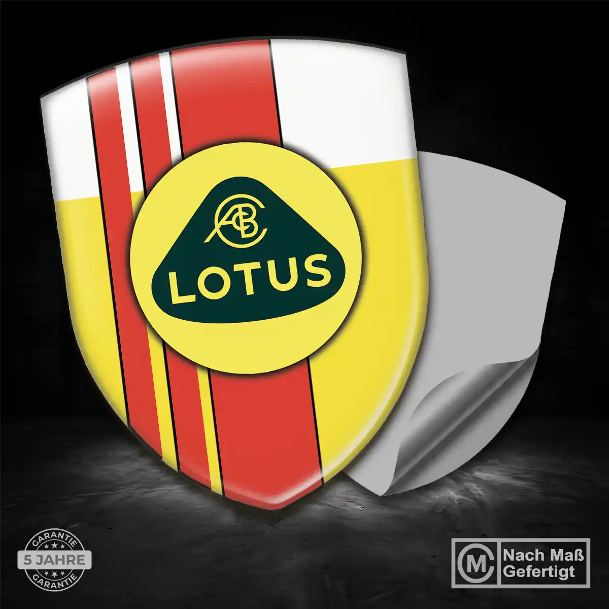 Lotus Aufkleber Wappen Emblem Limitierte Auflage