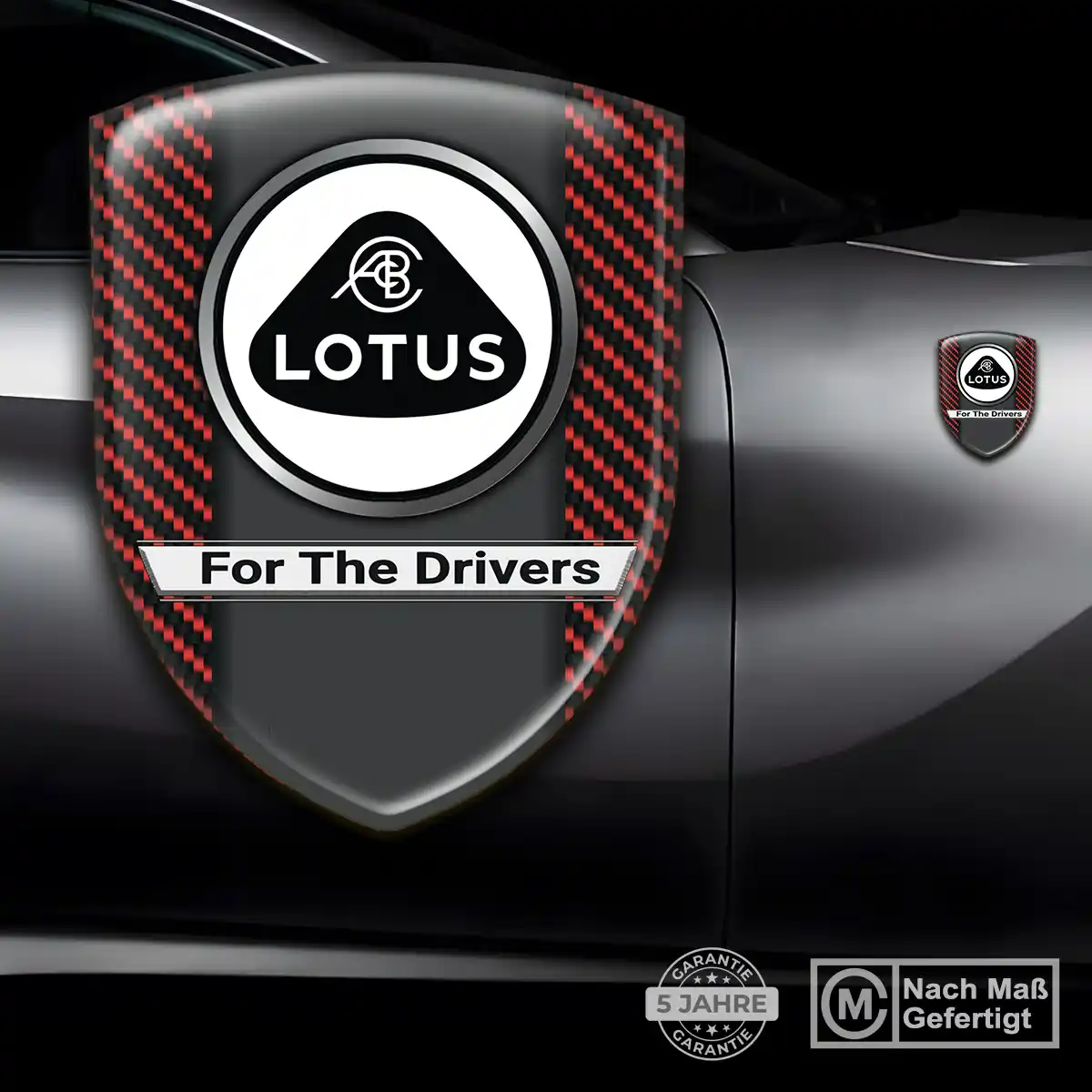 Lotus Aufkleber Wappen Emblem Luxus-Edition