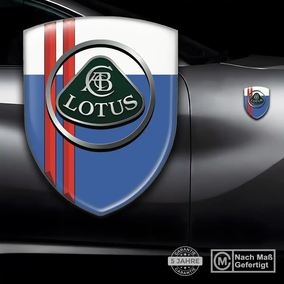 Lotus Aufkleber Wappen Emblem Premium-Edition