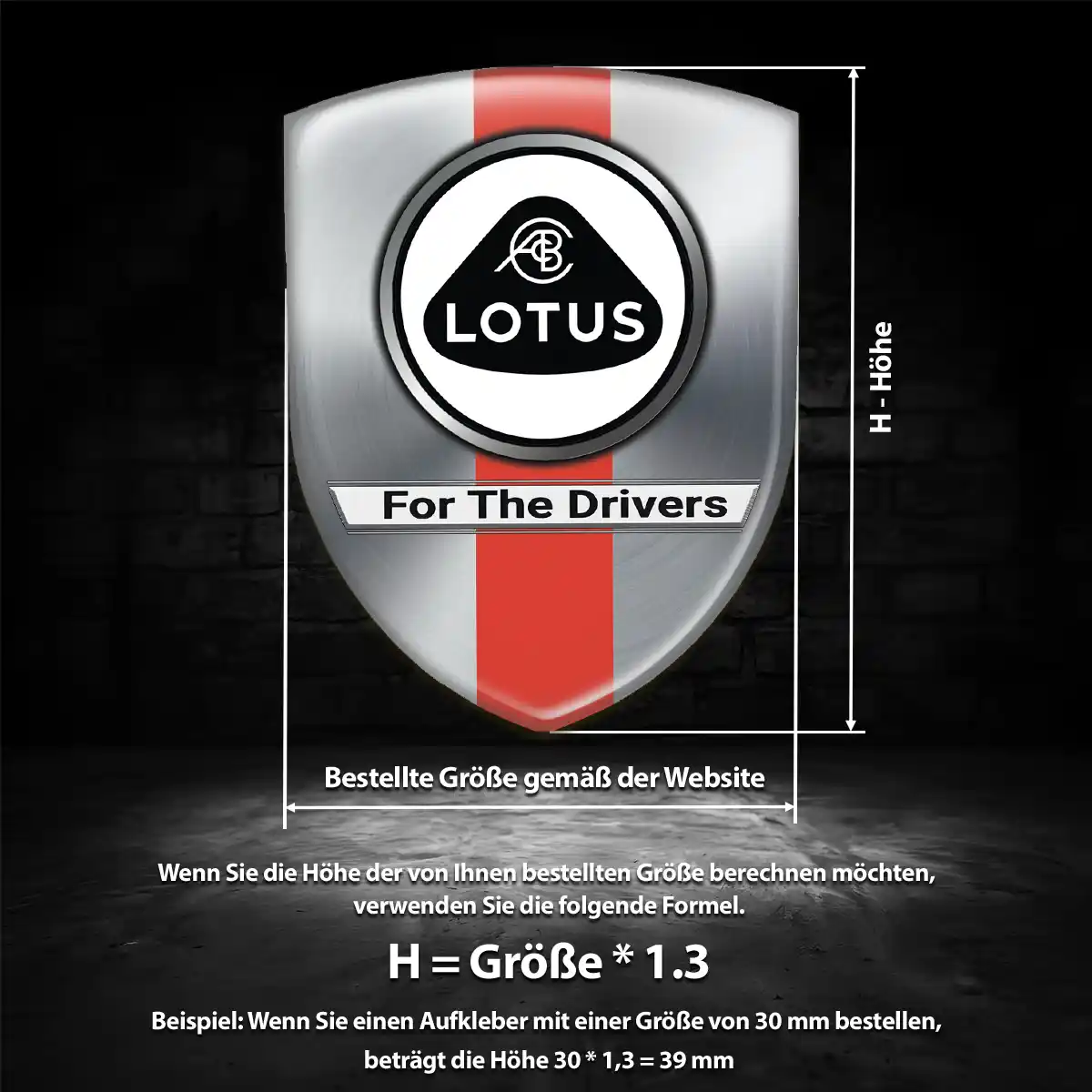 Lotus Aufkleber Wappen Emblem Stilvolles Design