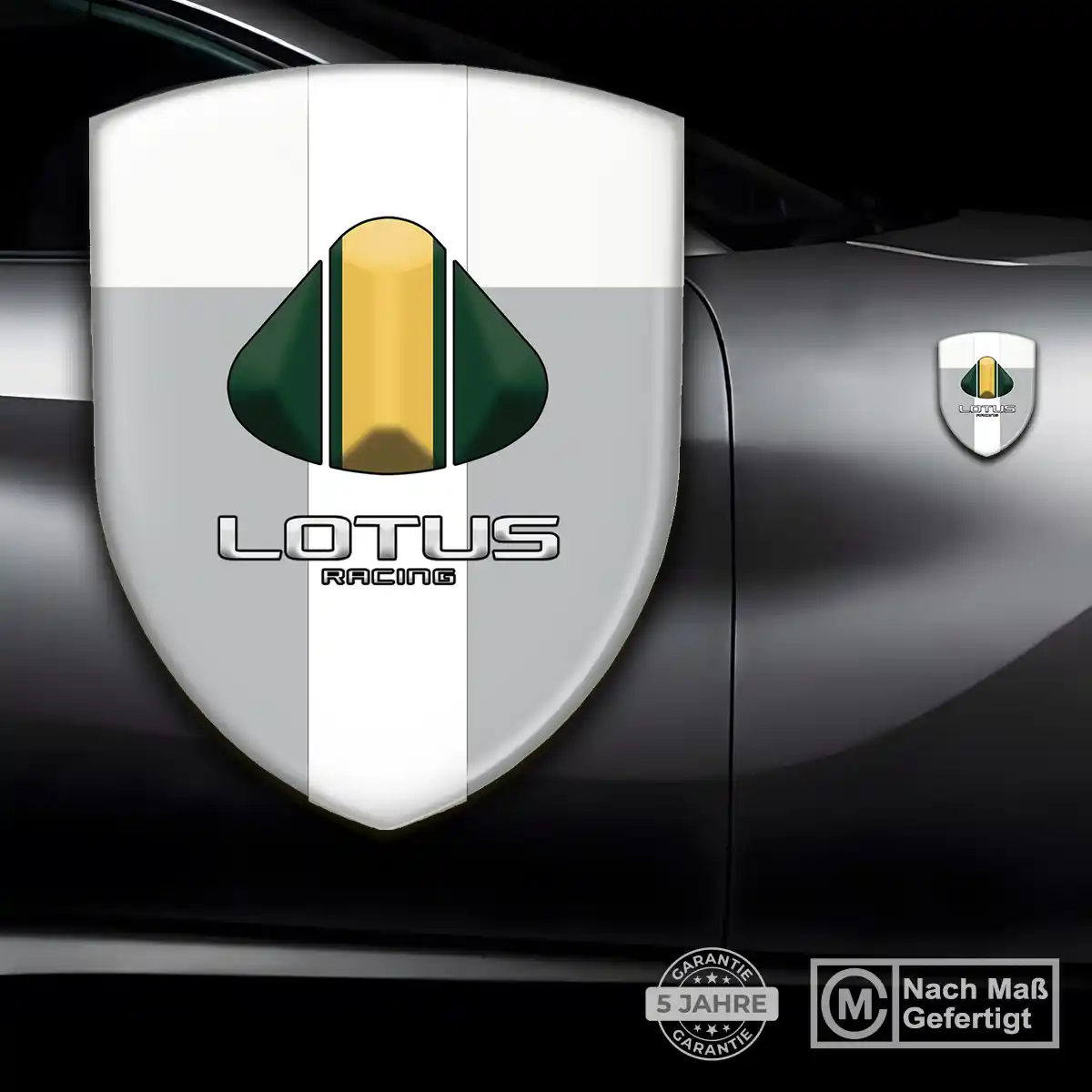 Lotus Aufkleber Wappen Emblem Tuningfahrzeug