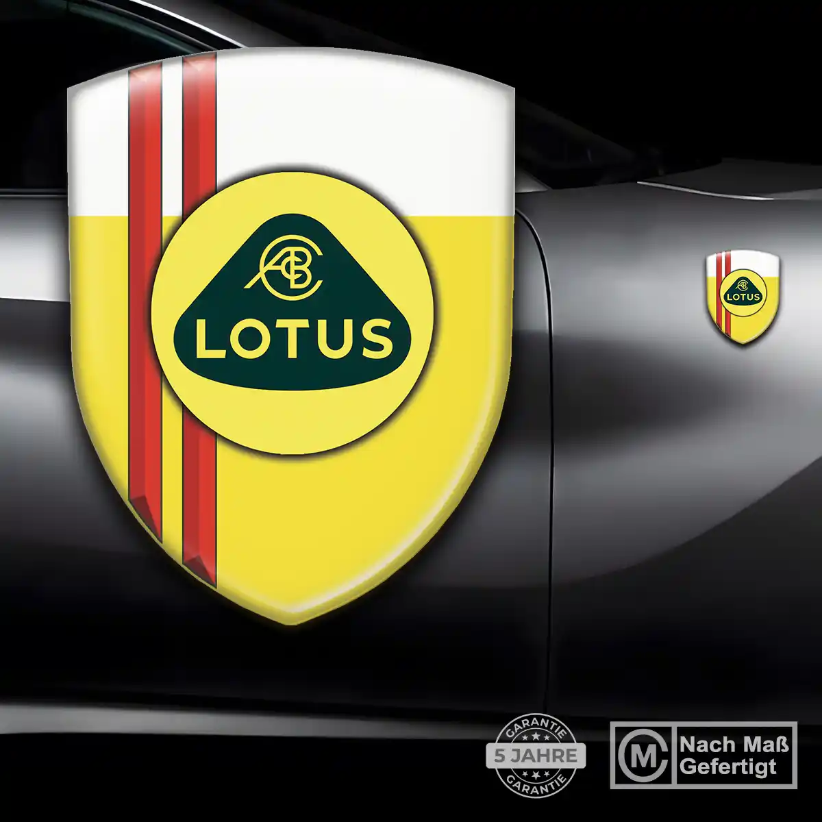 Lotus Aufkleber Wappen Hochwertiges Harz