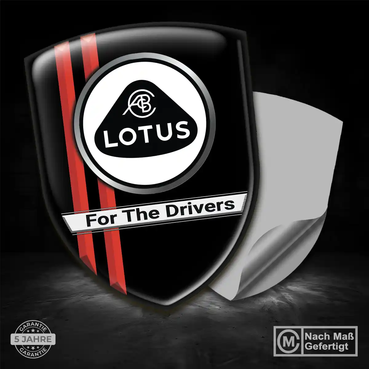 Lotus Aufkleber Wappen Markenedition