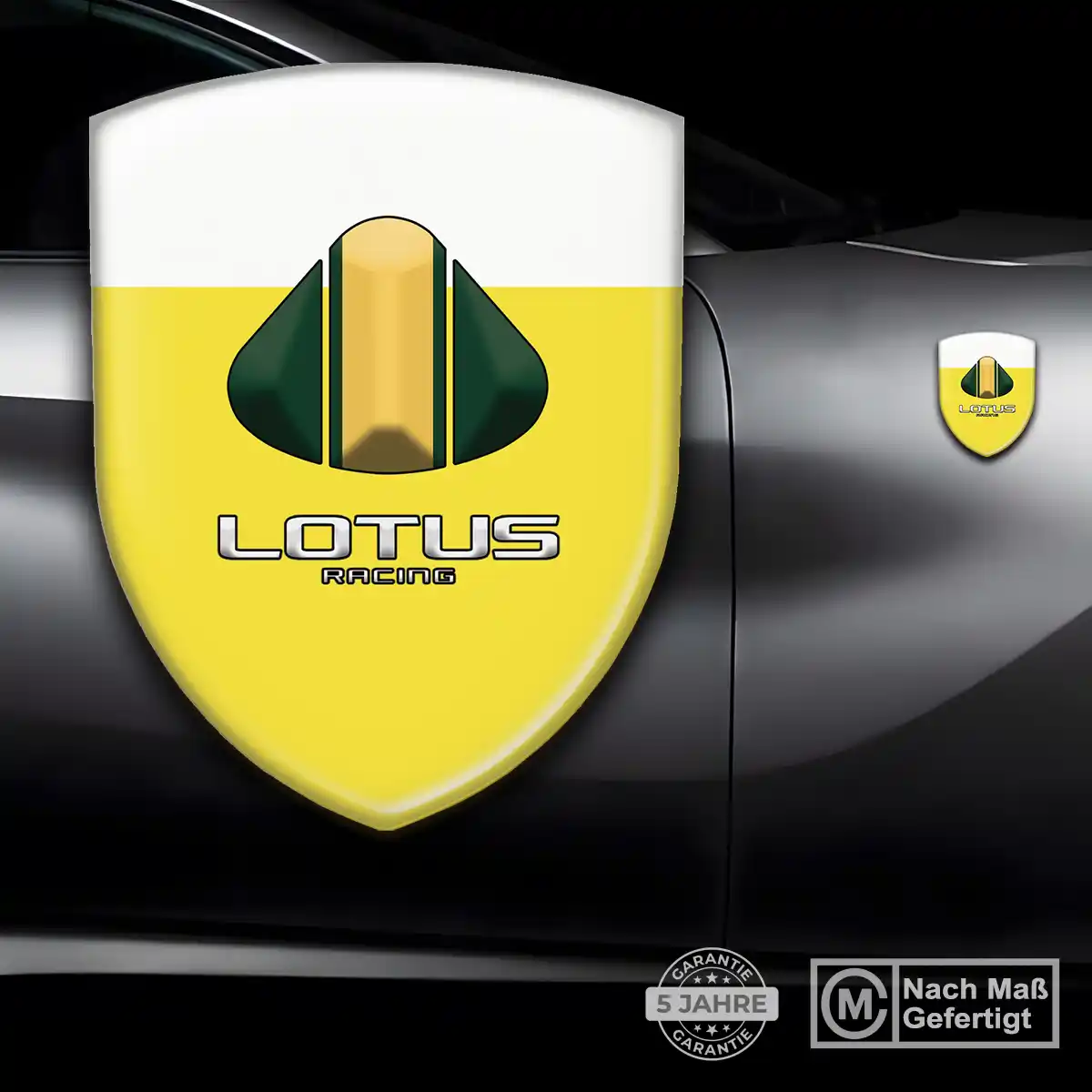 Lotus Aufkleber Wappen Modernes Design