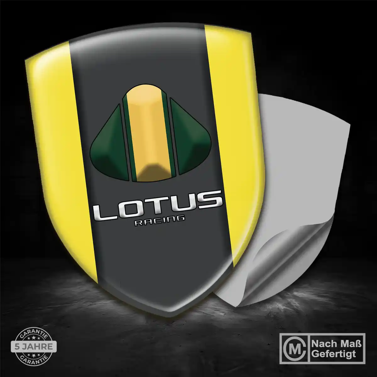 Lotus Aufkleber Wappen Stilvolles Design