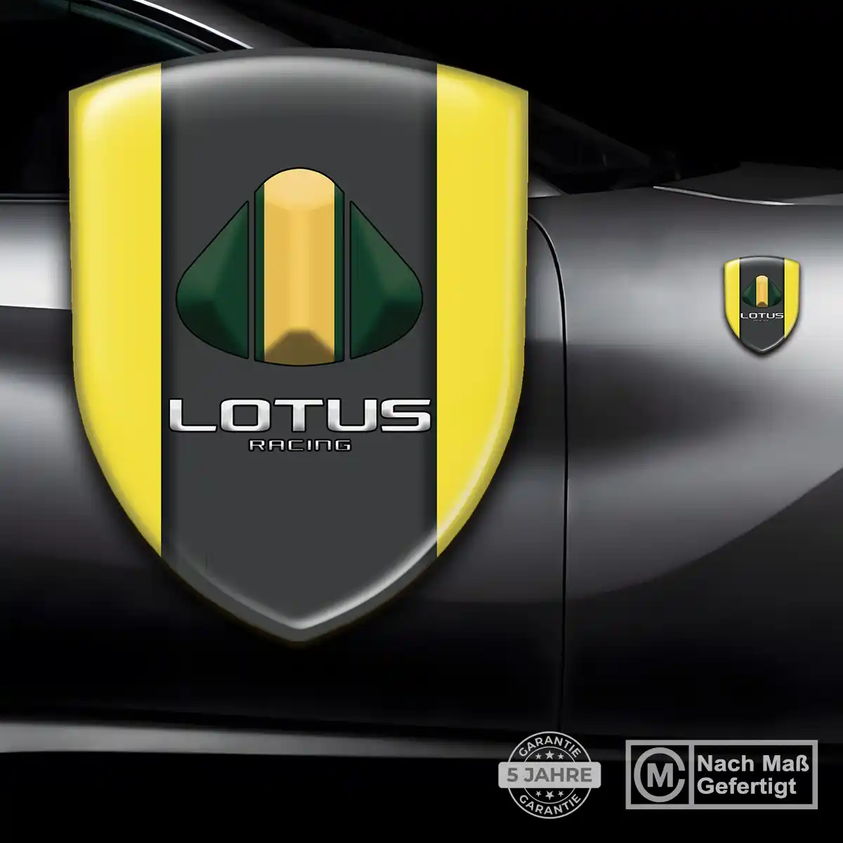 Lotus Aufkleber Wappen Stilvolles Design