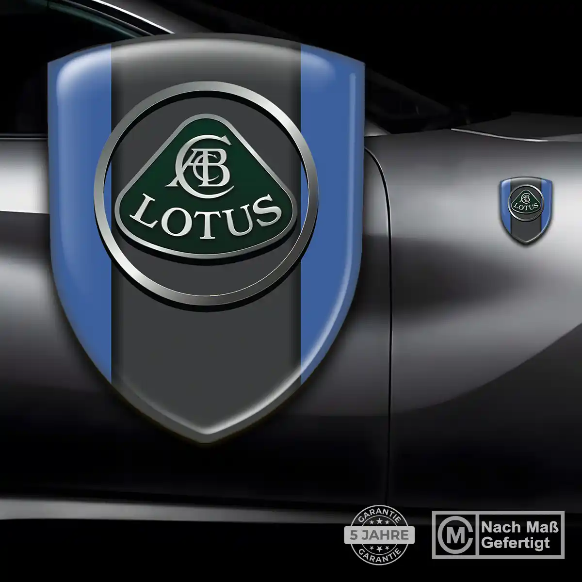 Lotus Emblem Aufkleber Ausdrucksstarkes Design