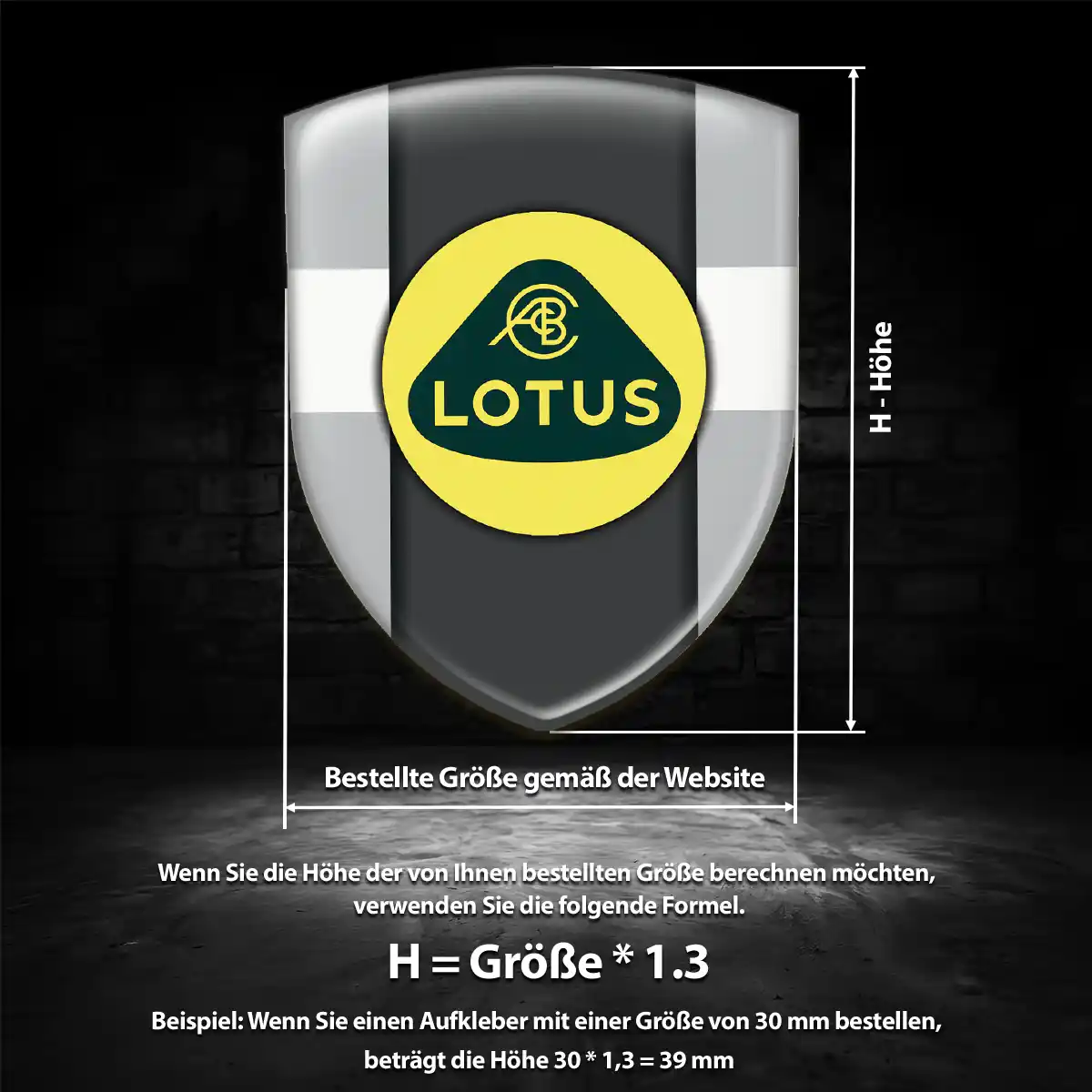 Lotus Emblem Aufkleber Auto Anspruchsvolles Design