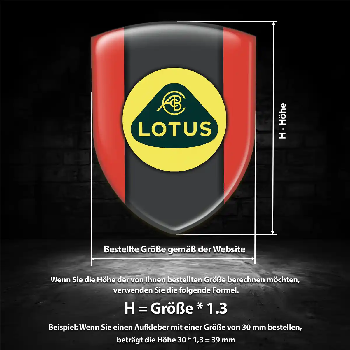Lotus Emblem Aufkleber Auto Ausdrucksstarkes Design
