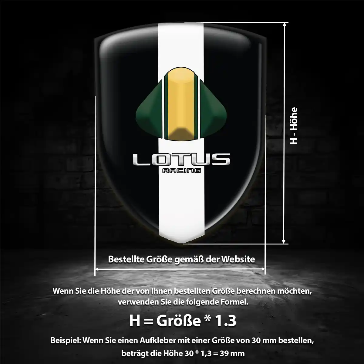 Lotus Emblem Aufkleber Auto Edles Design
