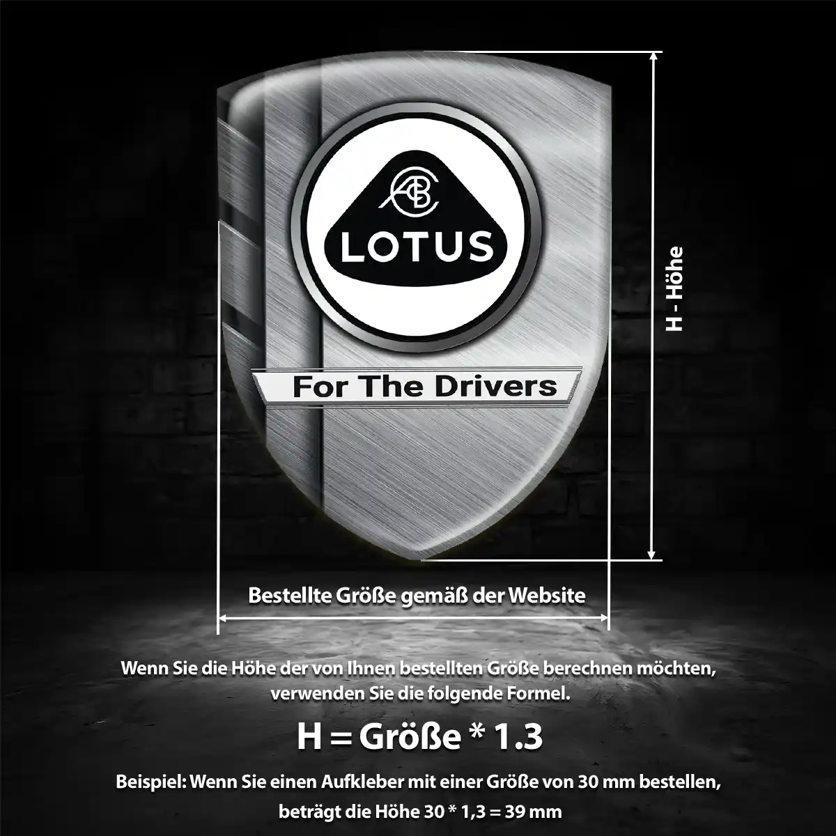 Lotus Emblem Aufkleber Auto Elegantes Design