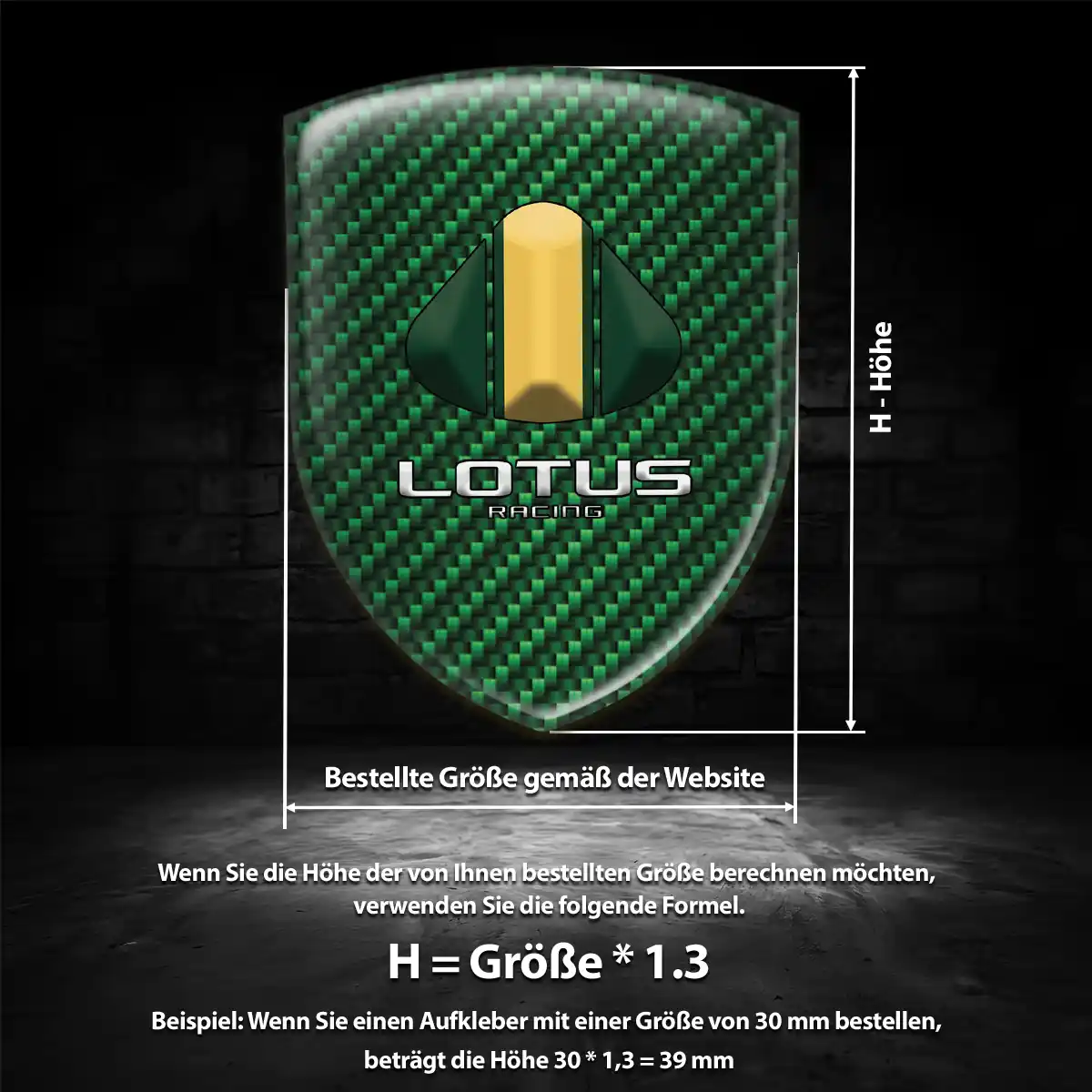 Lotus Emblem Aufkleber Auto Hohe Qualität
