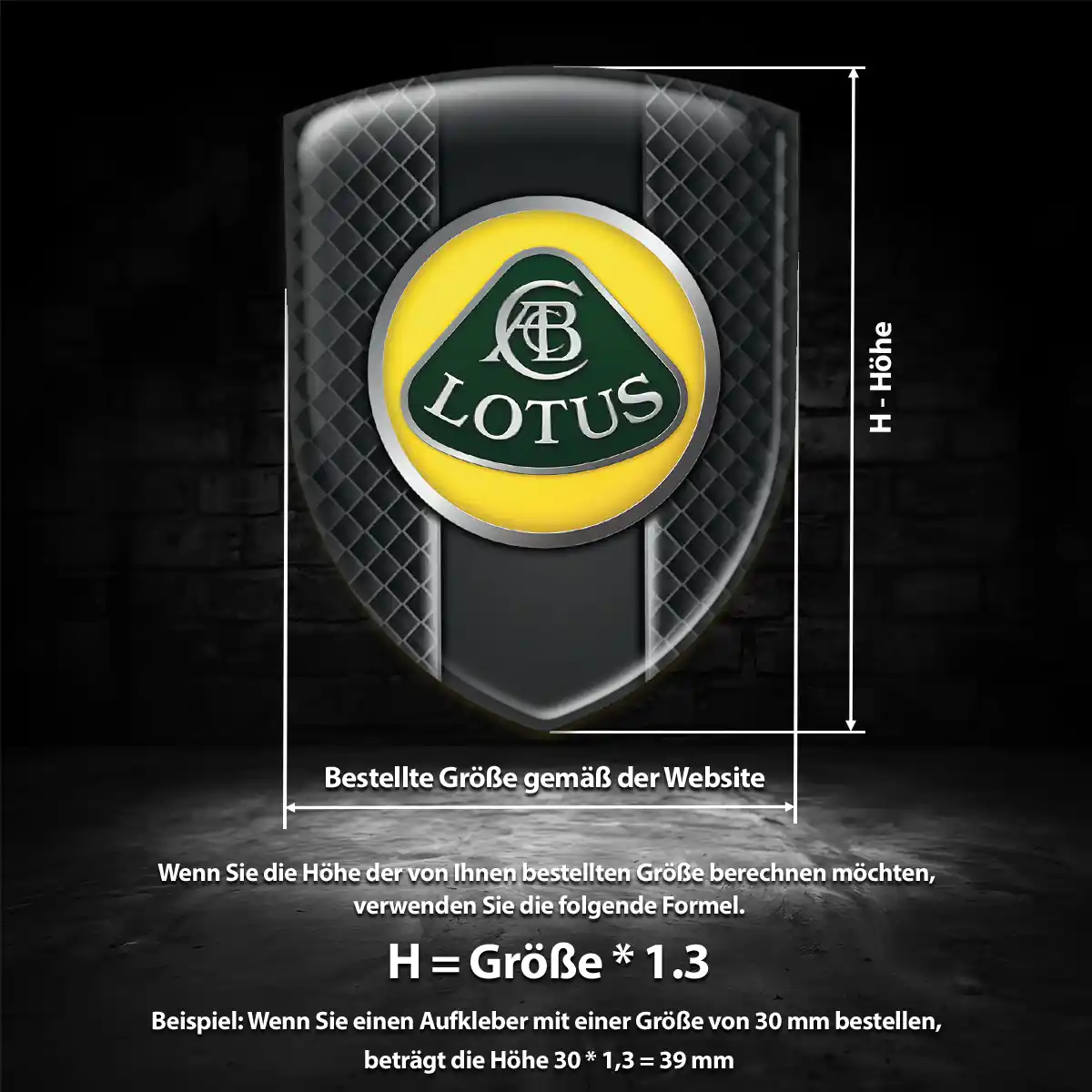Lotus Emblem Aufkleber Auto Modernes Design