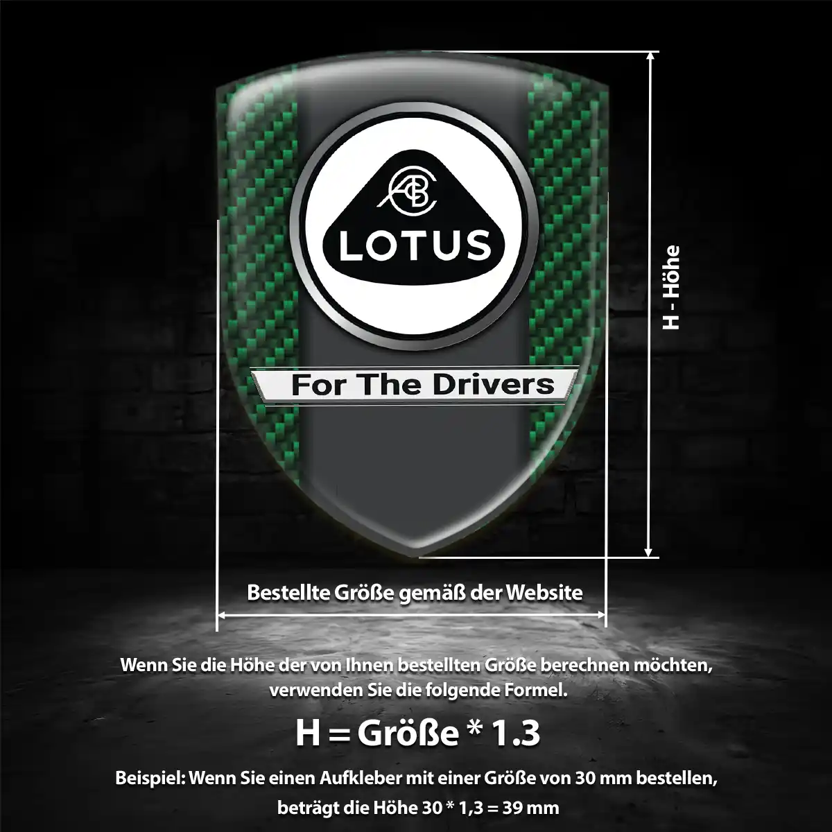Lotus Emblem Aufkleber Auto Premiumqualität