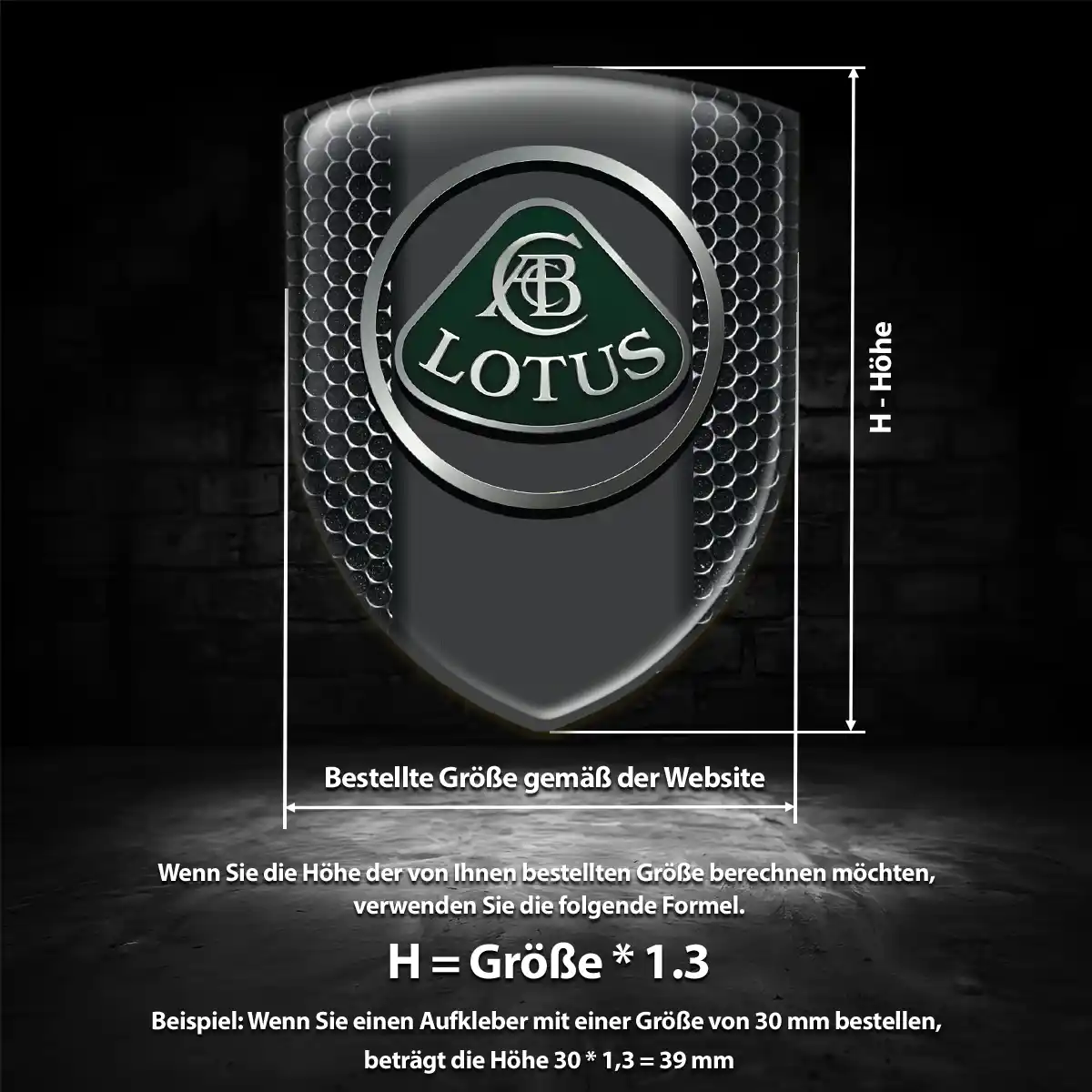 Lotus Emblem Aufkleber Auto Stilvolles Design