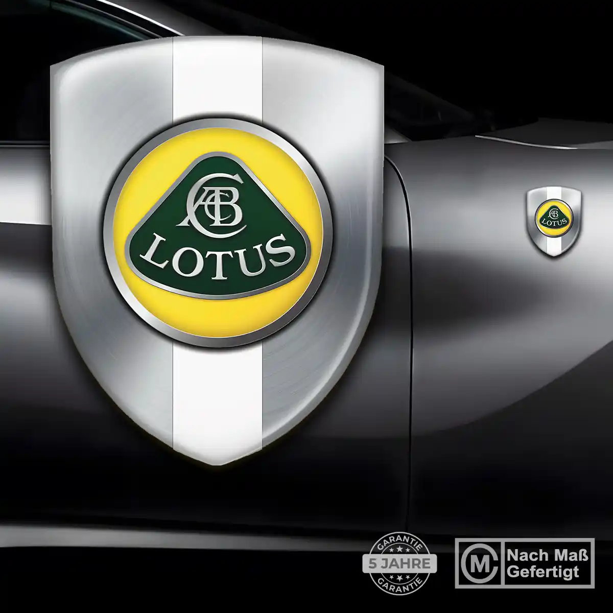 Lotus Emblem Aufkleber Hochwertiges Harz