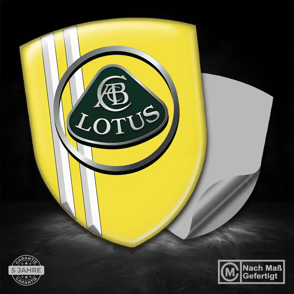 Lotus Emblem Aufkleber Stilvolles Design