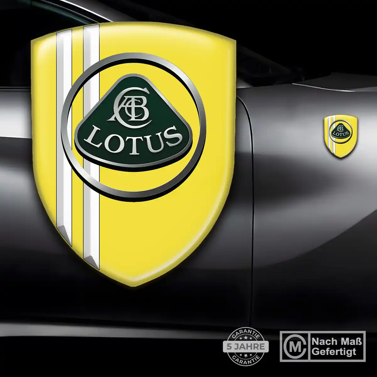 Lotus Emblem Aufkleber Stilvolles Design