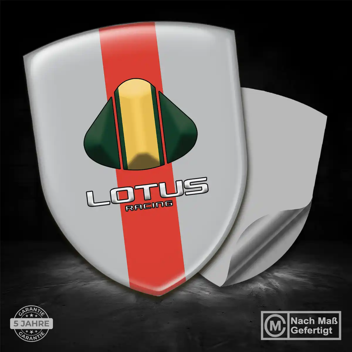 Lotus Emblem Aufkleber Wappen Ausdrucksstarkes Design