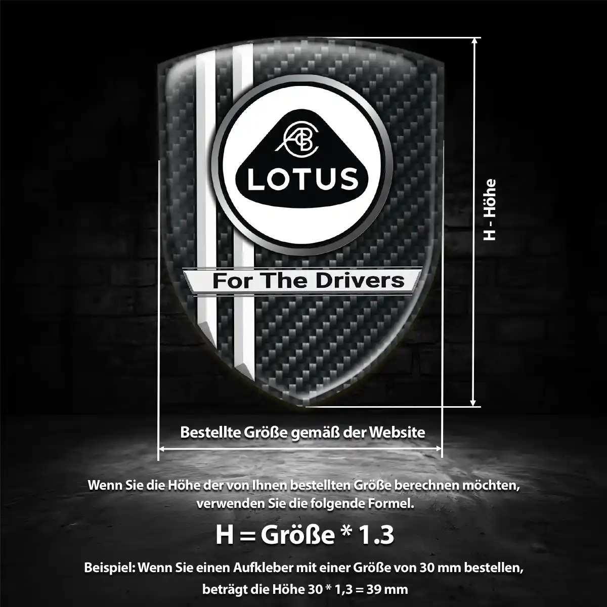 Lotus Emblem Aufkleber Wappen Auto Edles Design