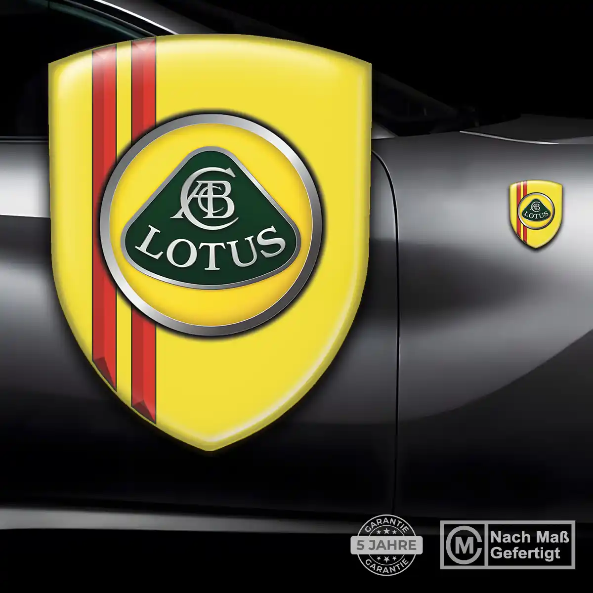 Lotus Emblem Aufkleber Wappen Auto Elegantes Design