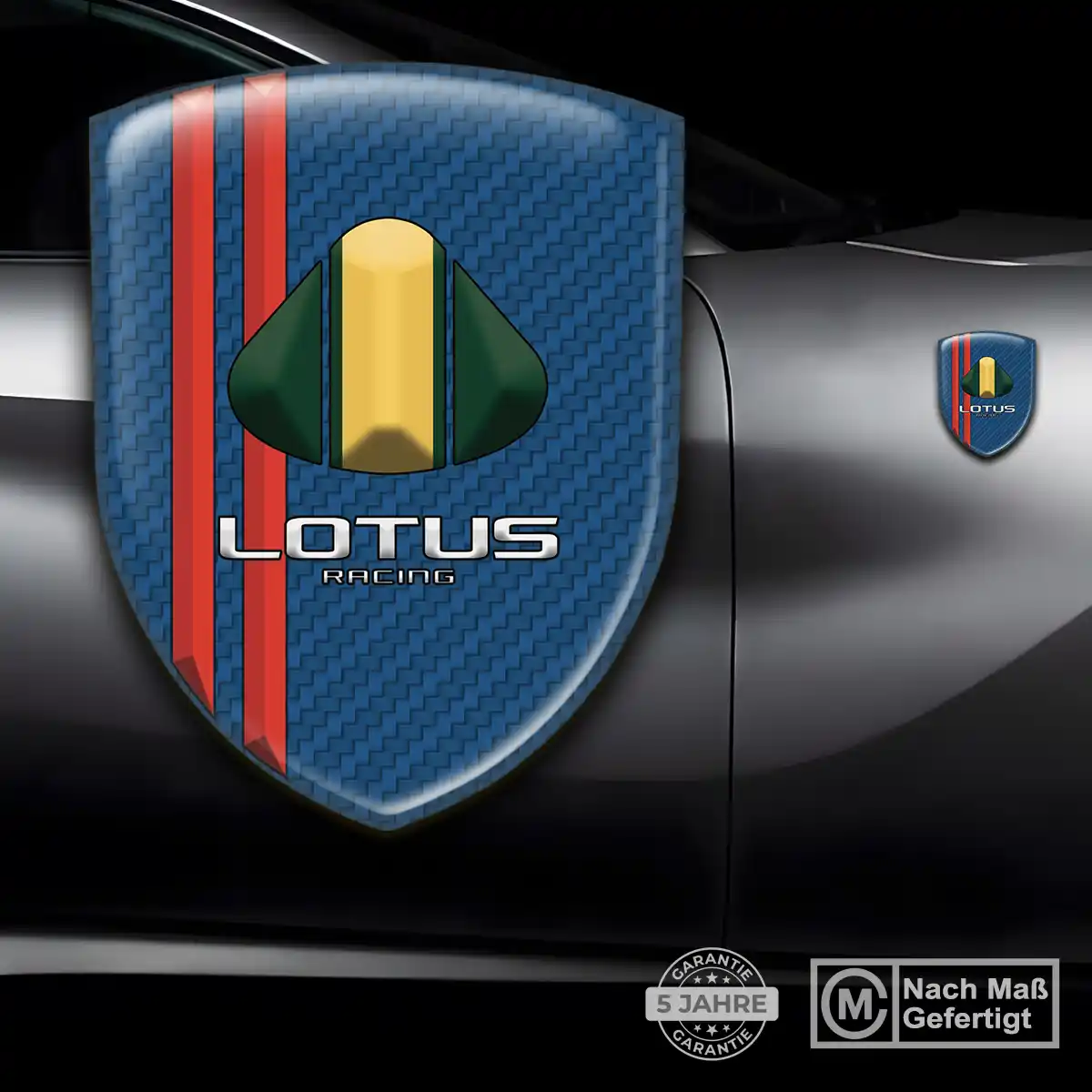 Lotus Emblem Aufkleber Wappen Auto Hochwertiges Harz