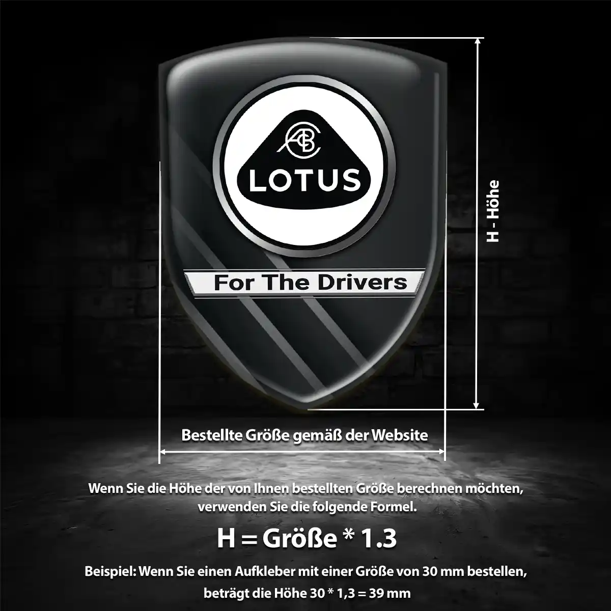 Lotus Emblem Aufkleber Wappen Auto Hohe Qualität