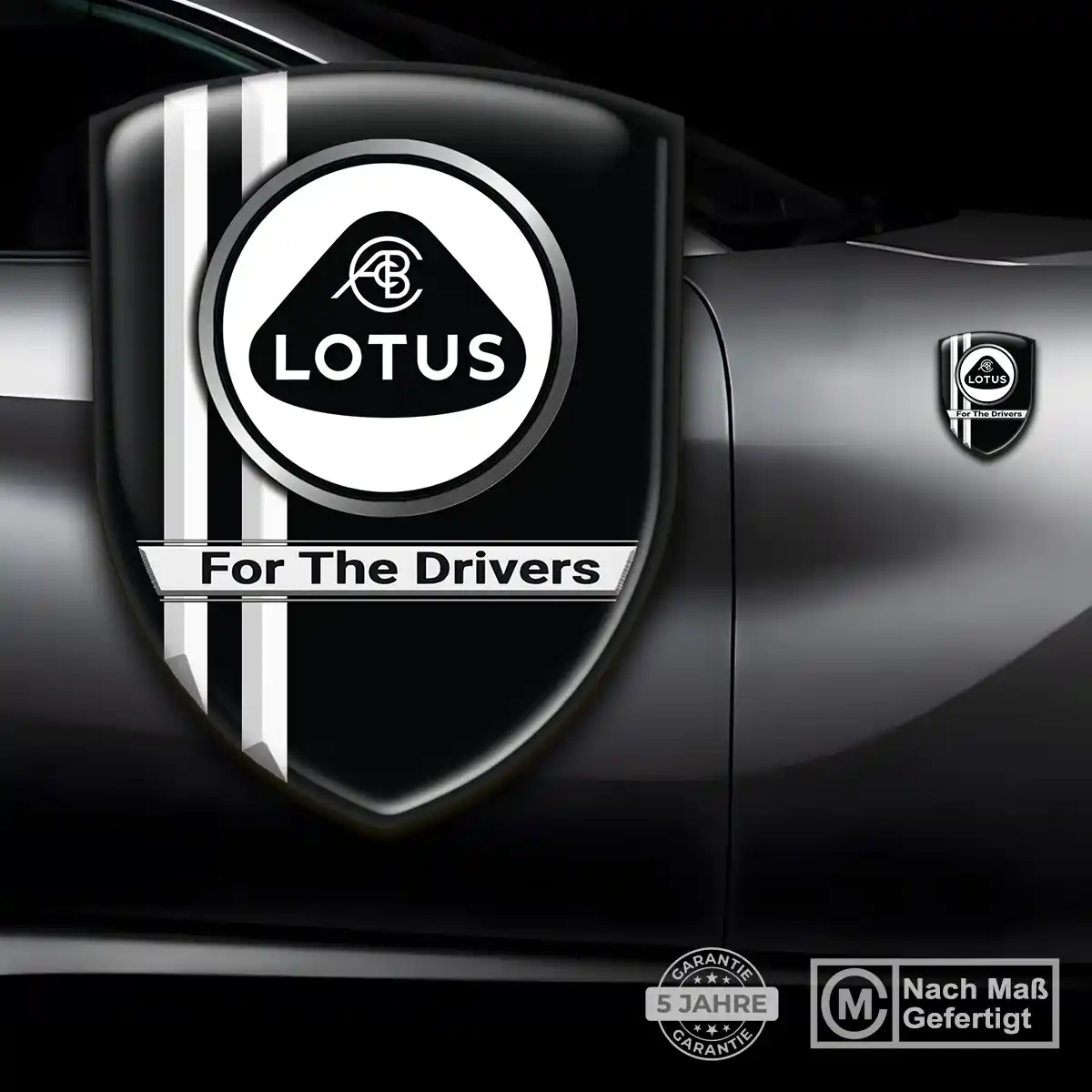 Lotus Emblem Aufkleber Wappen Auto Markenedition
