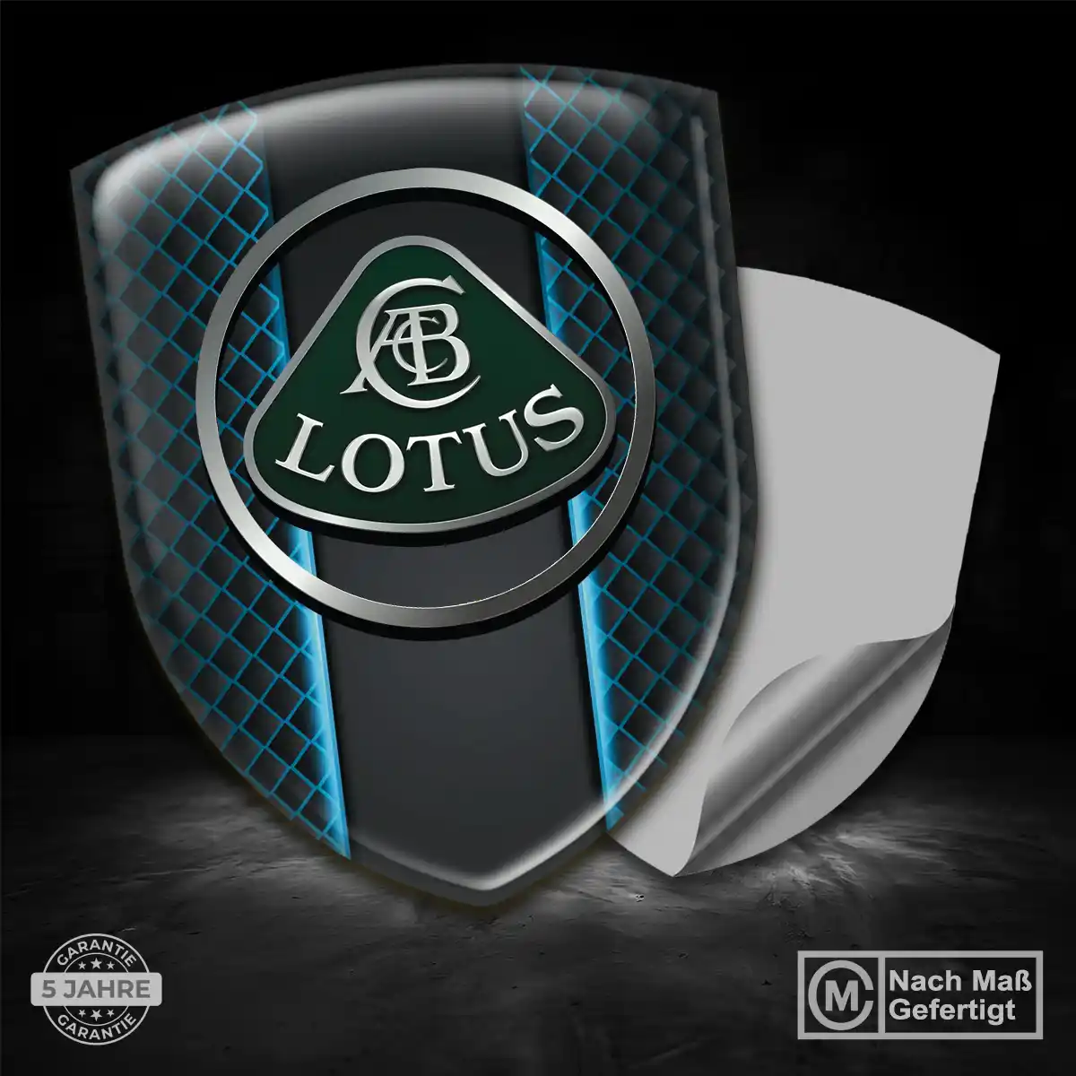 Lotus Emblem Aufkleber Wappen Auto Stilvolles Design