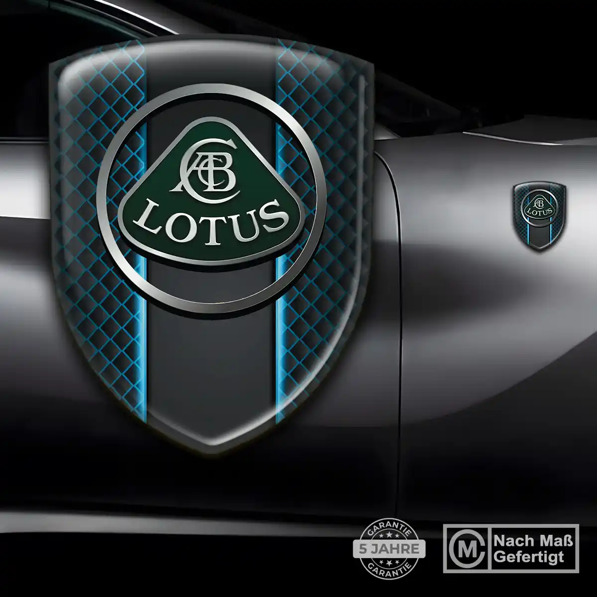 Lotus Emblem Aufkleber Wappen Auto Stilvolles Design