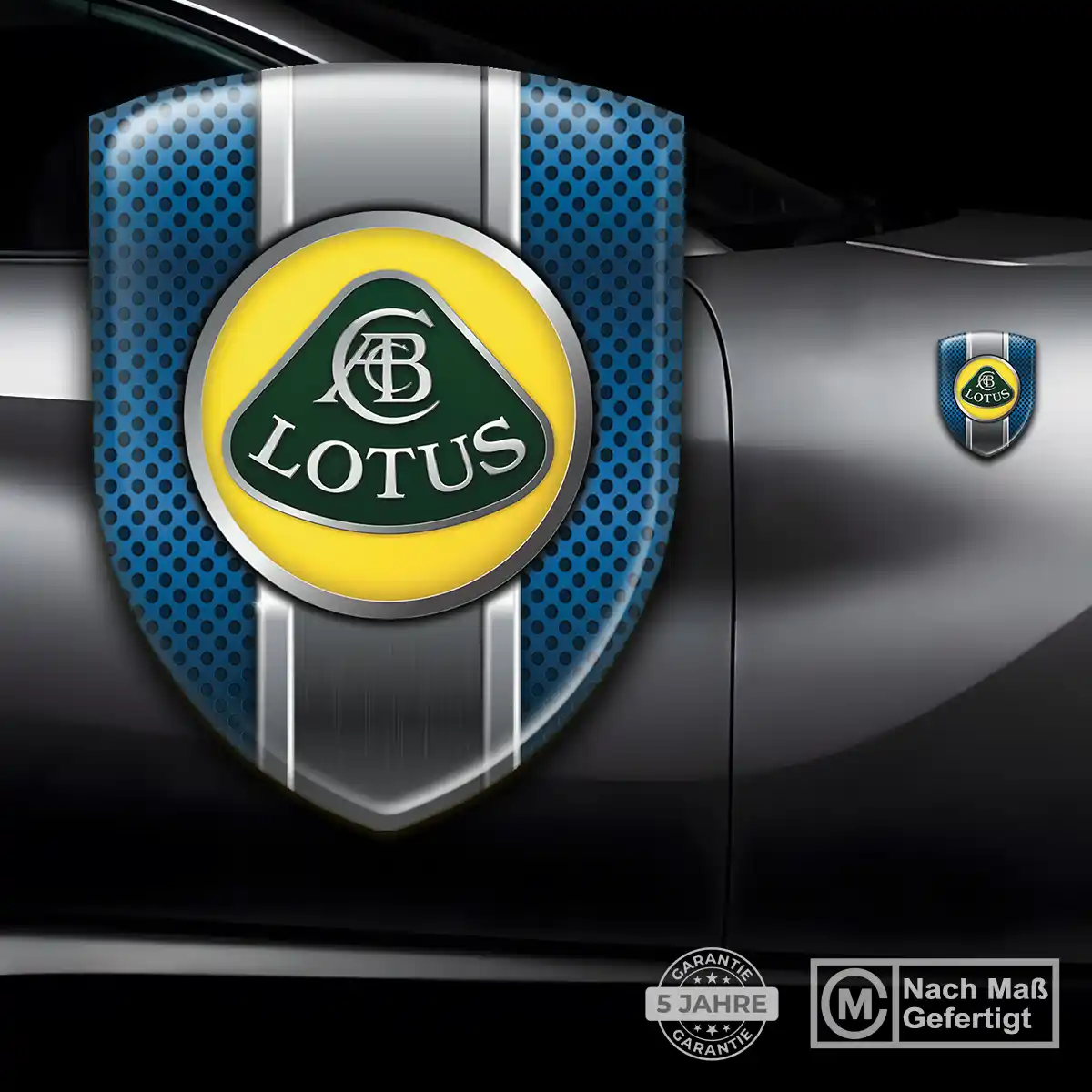 Lotus Emblem Aufkleber Wappen Elegantes Design