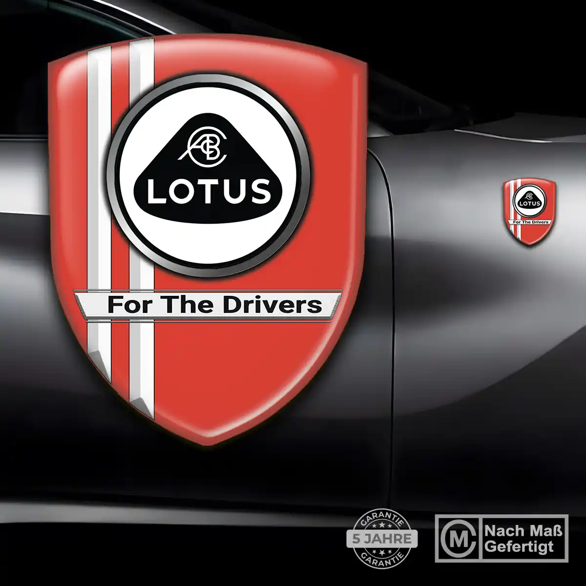 Lotus Emblem Aufkleber Wappen Hochwertiges Harz