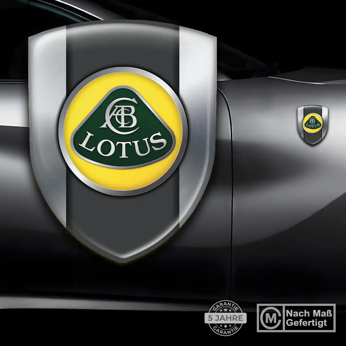 Lotus Emblem Aufkleber Wappen Interieurdesign