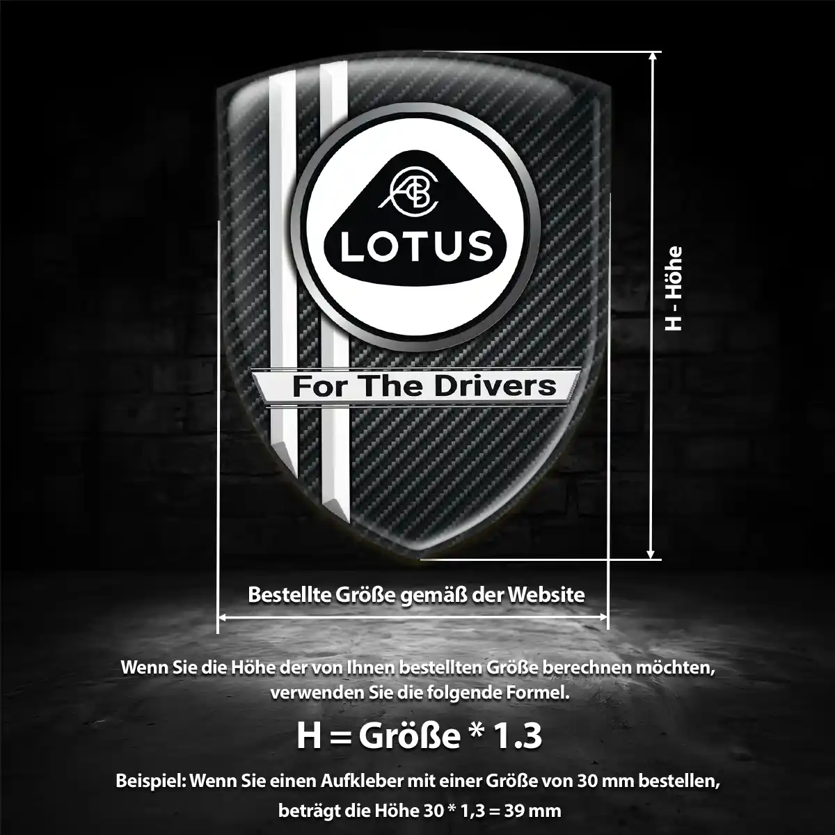 Lotus Emblem Aufkleber Wappen Modernes Design
