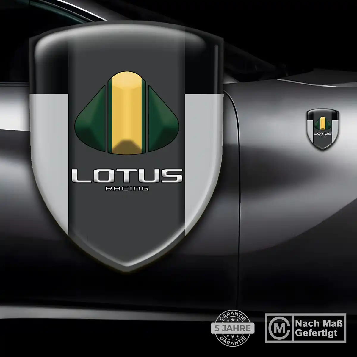 Lotus Emblem Aufkleber Wappen Tuningfahrzeug