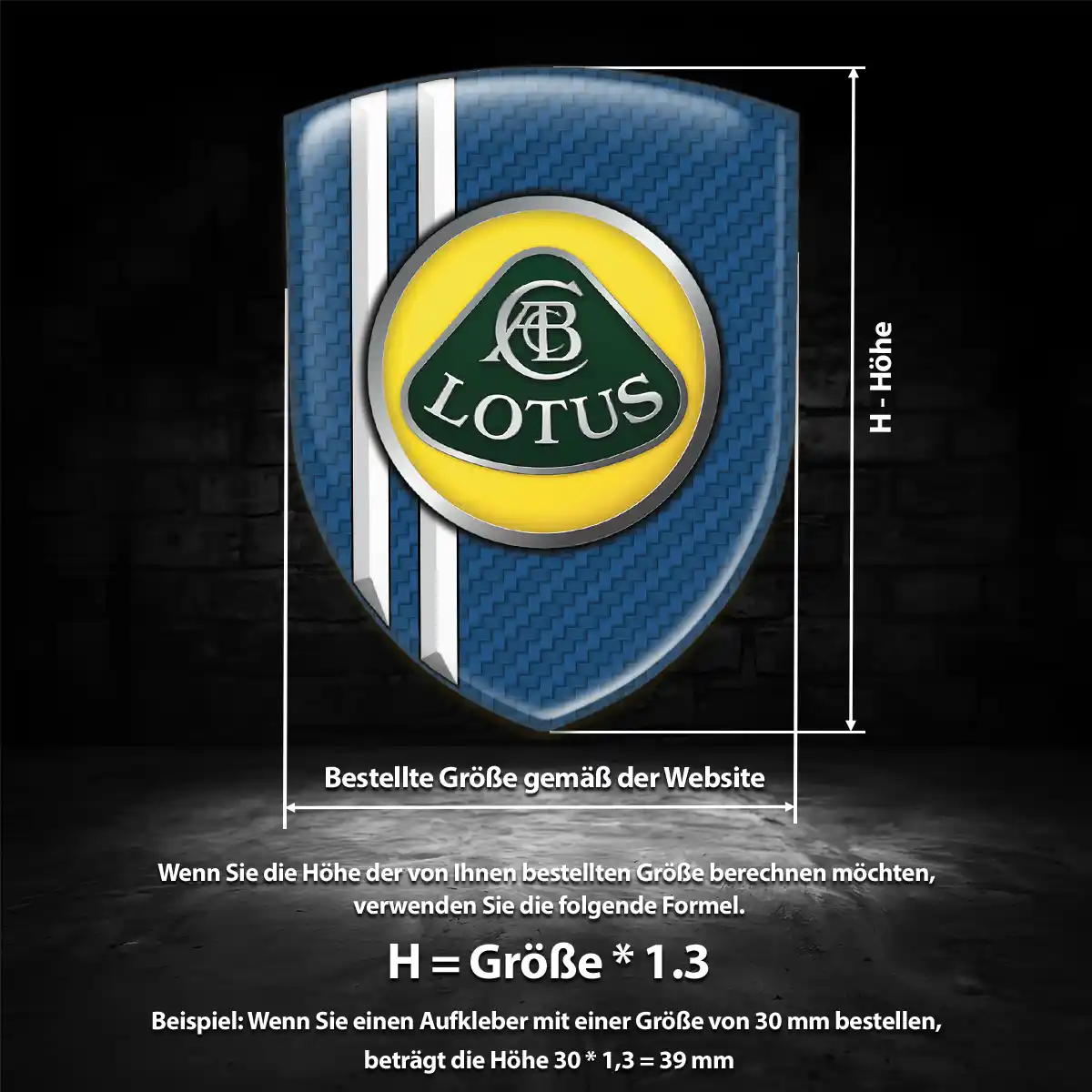 Lotus Emblem Ausdrucksstarkes Design