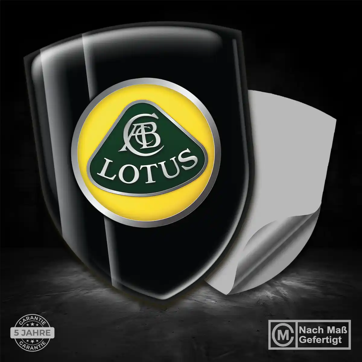 Lotus Emblem Auto Edles Design