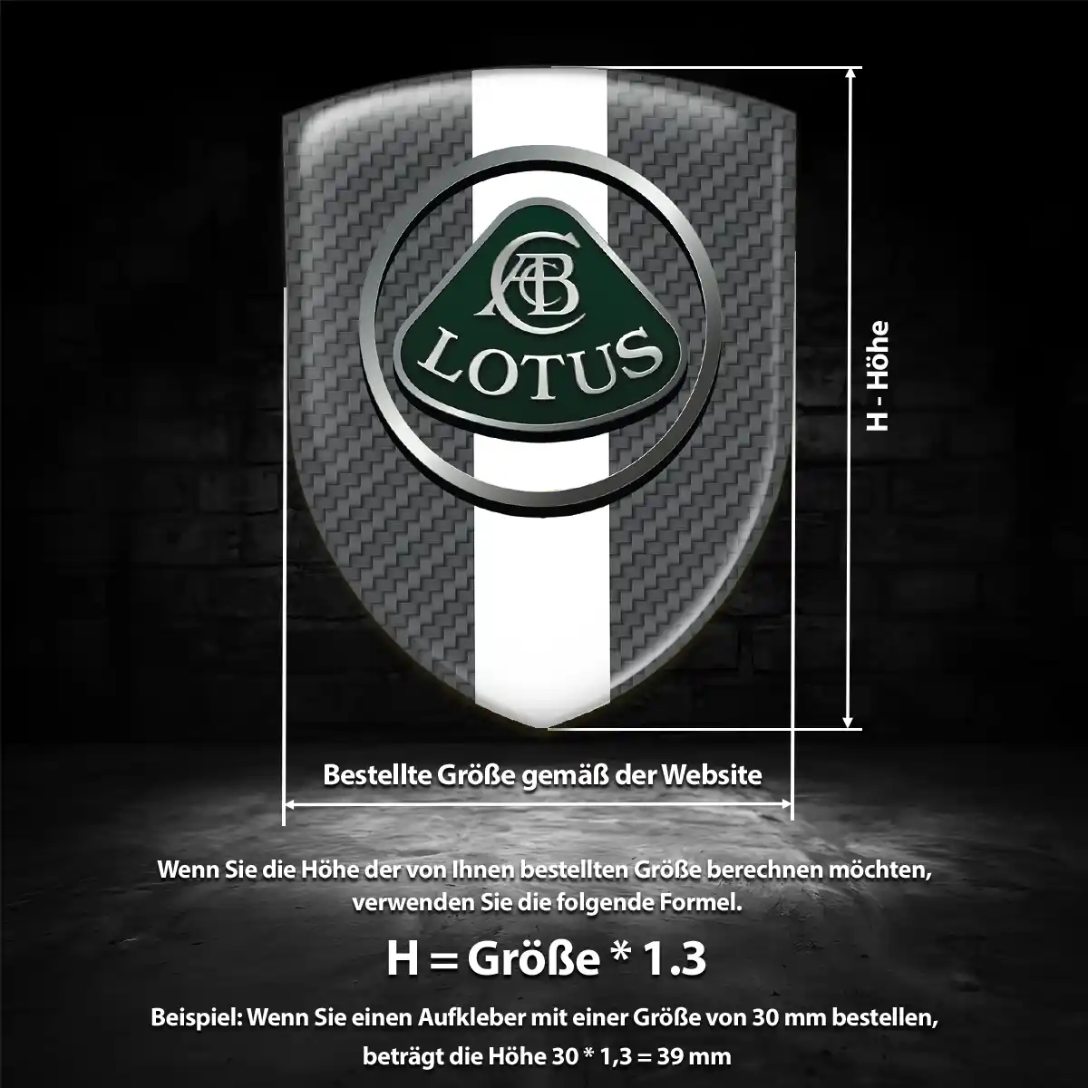 Lotus Emblem Auto Elegantes Design