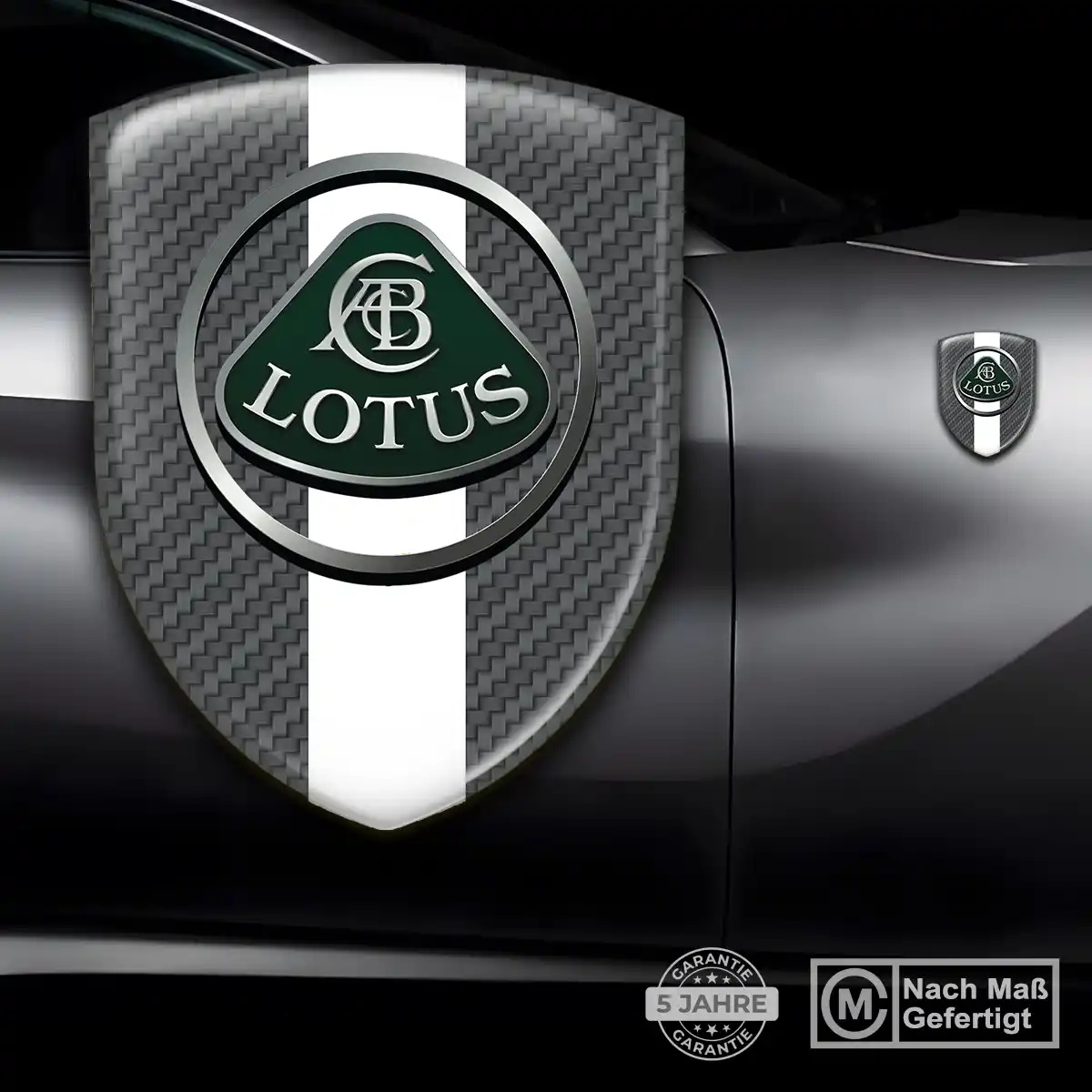 Lotus Emblem Auto Elegantes Design
