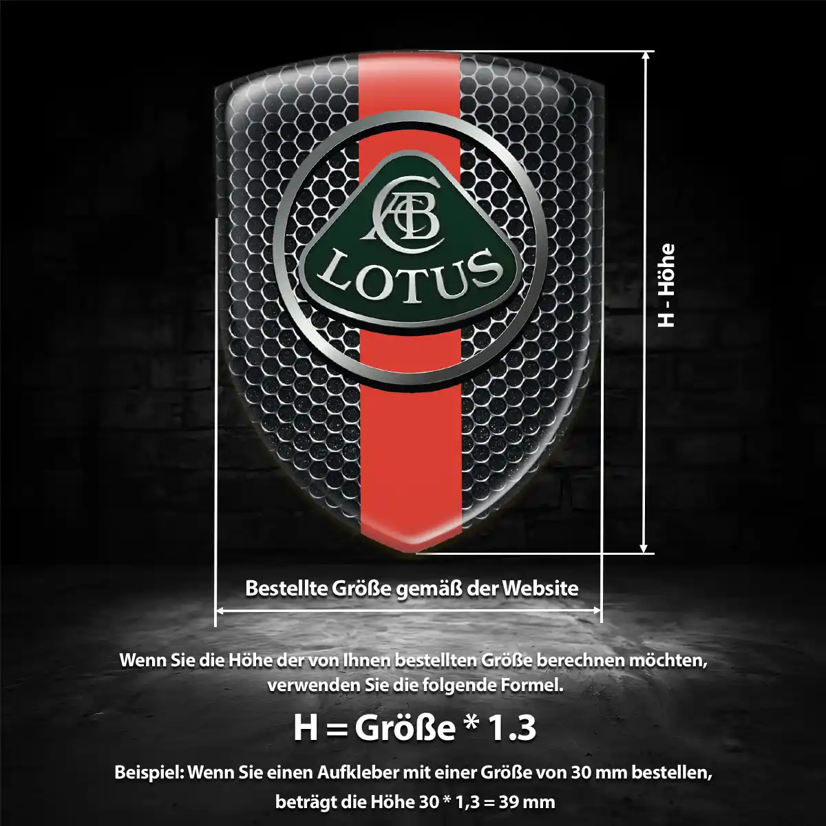 Lotus Emblem Auto Interieurdesign
